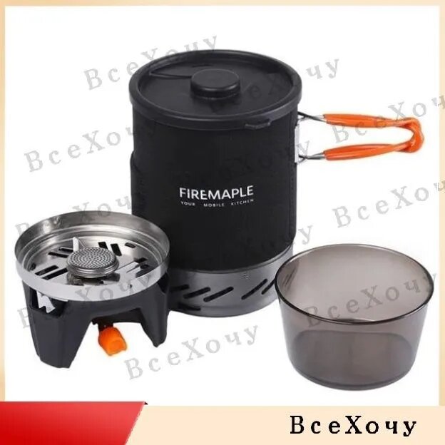 Котелок FireMaple для походов, компактный газовый Burner Set, обогревательная кофеварка для туризма и пикника