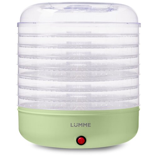 Сушилка LUMME LFD-108 1B PP 9 поддонов 8 1 для ягод зеленый нефрит дфруктововощей 259600₽
