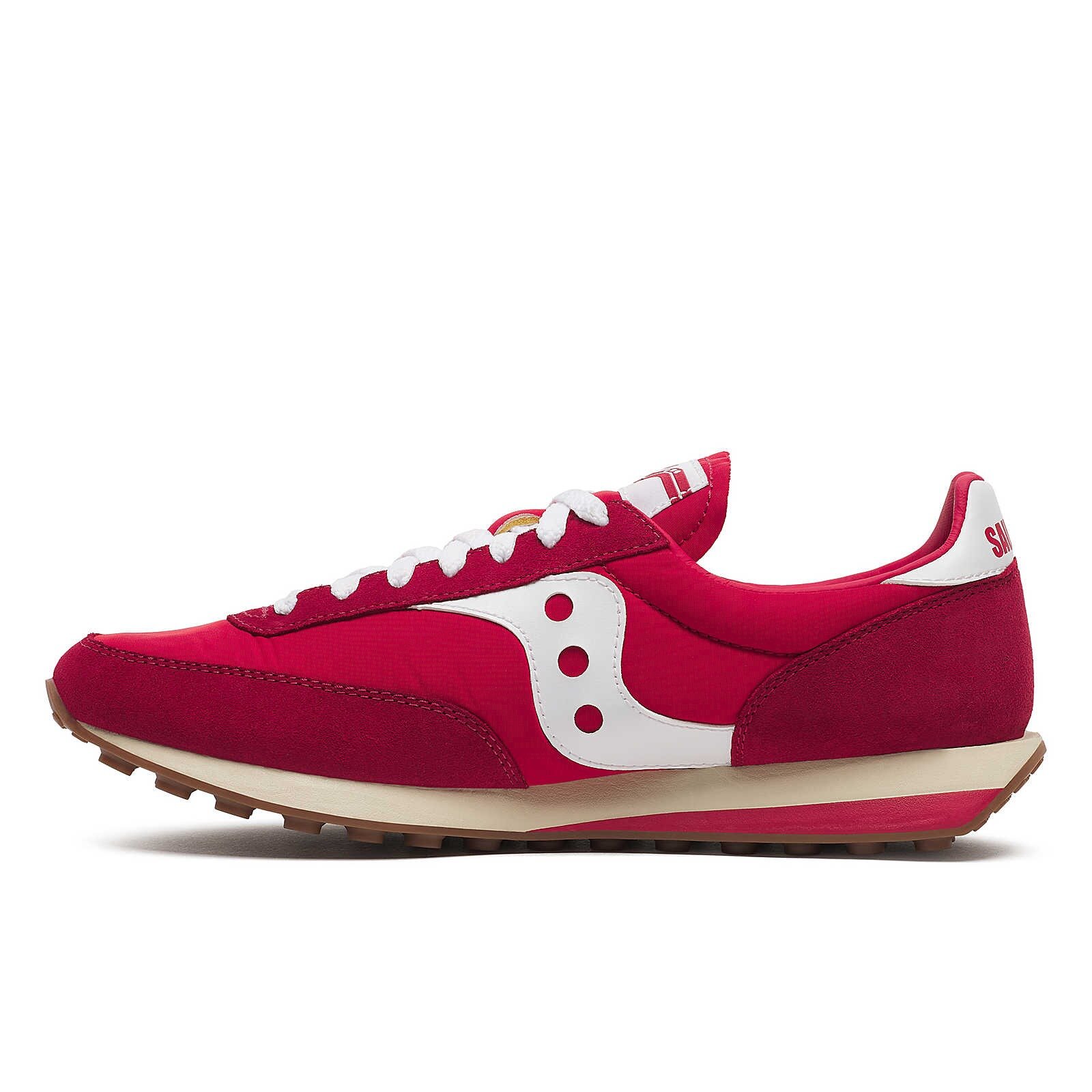 Кроссовки saucony Trainer 80, размер 8 US, красный/белый — фото 1