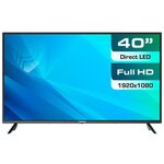 Телевизор ЖК Prestigio LED LCD TV MUZE 40 (1920x1080) black (PTV40SN04YCISBK) - изображение