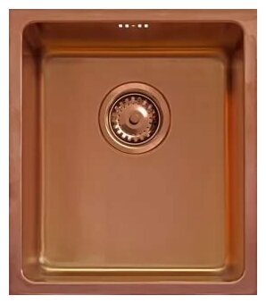 Кухонная мойка Seaman Eco Roma U SMR-4438A Red Bronze (PVD, micro-satin *5), стандартная комплектация Нержавеющая сталь