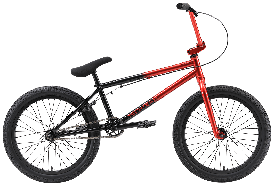 Велосипед BMX TechTeam Twen 20" 2022 красно-черный