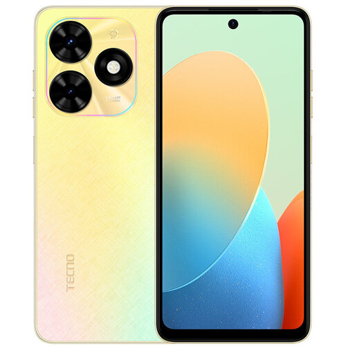 Смартфон TECNO Spark Go 2024 4/128 ГБ, Dual nano SIM, золотой смартфон itel a60s 4 128 гб dual nano sim золотой