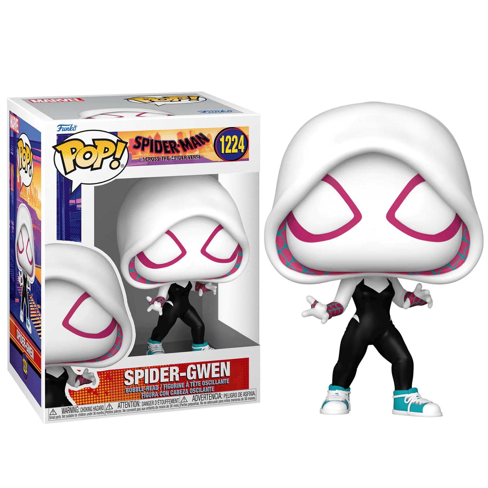 Фигурка Funko POP Spider-Gwen из мультфильма Spider-Man: Across the Spider-Verse Marvel 1224