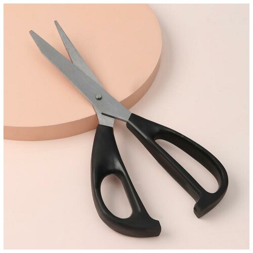 Ножницы закройные, 25 см, цвет чёрный