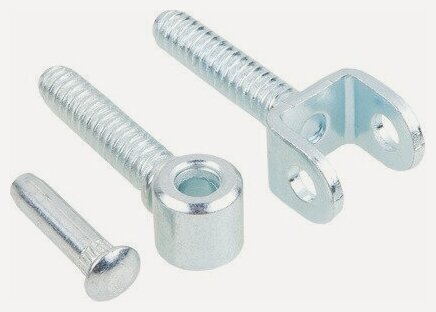 Изображение товара Петля дверная ввертная 88х25 мм STARFIX ПВв1 1,25 мм цинк SMP-71203-1