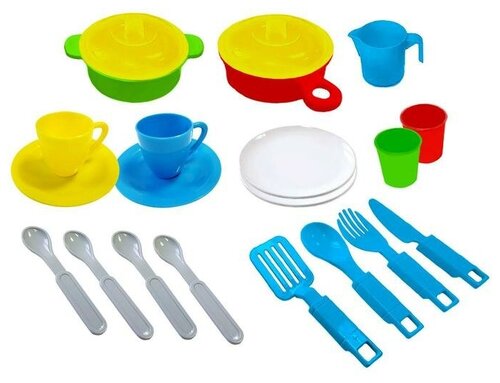 Green Plast Набор посуды, 23 предмета