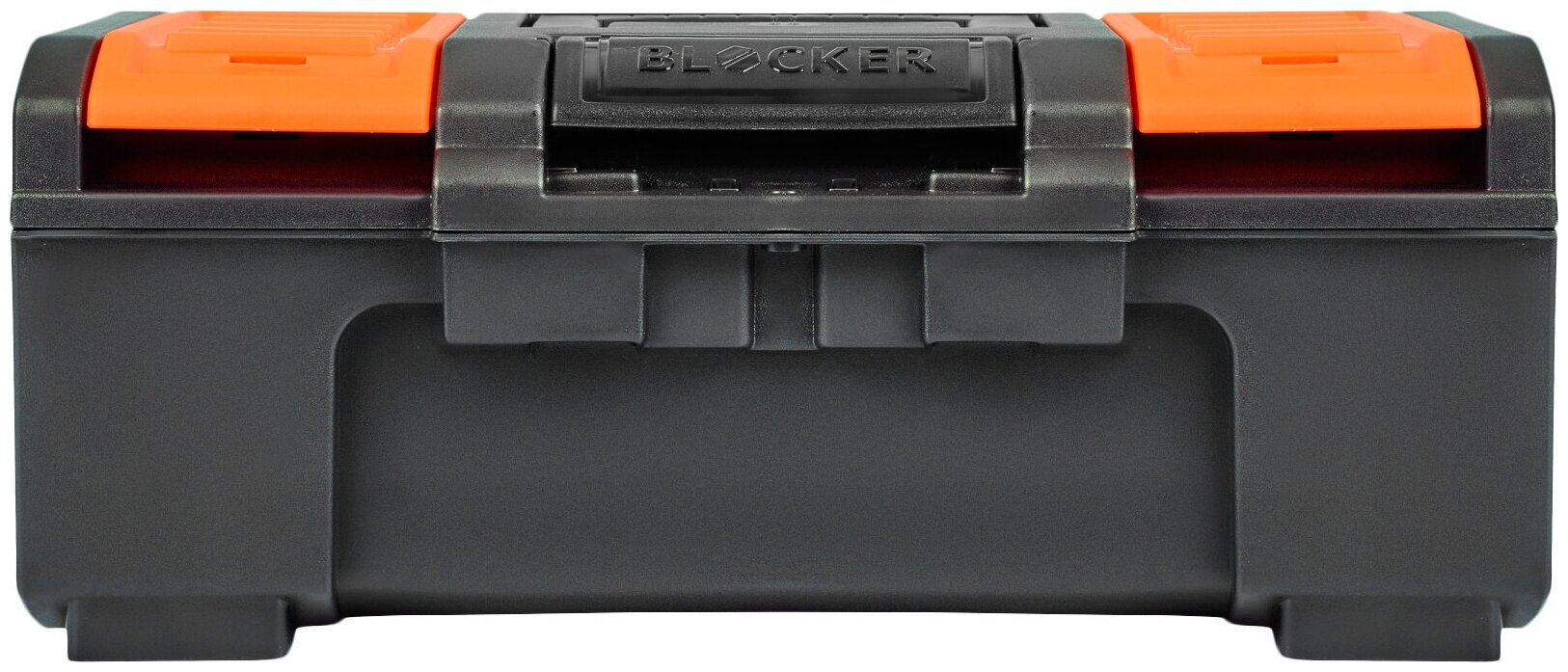 Ящик для инструмента Blocker Boombox 16" черный/оранжевый - фотография № 6