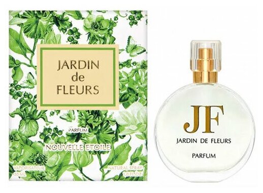 Новая Заря Духи для женщин Jardin de Fleurs (Сад цветов), 30 мл