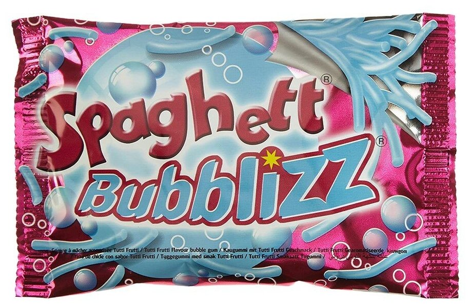 Жевательная резинка Spaghetti Bubblizz 35 грамм - фотография № 1