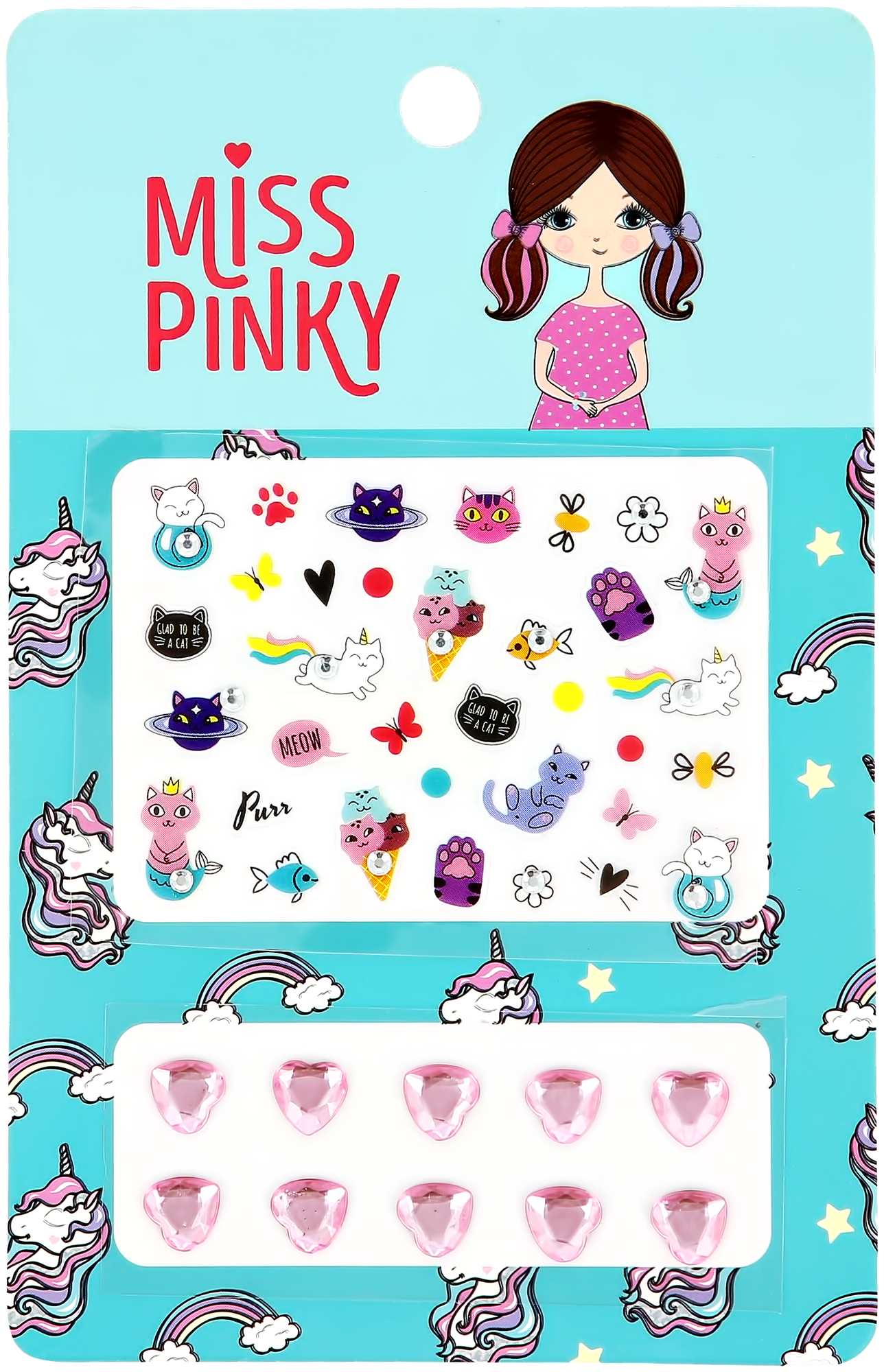 Стикеры универсальные MISS PINKY