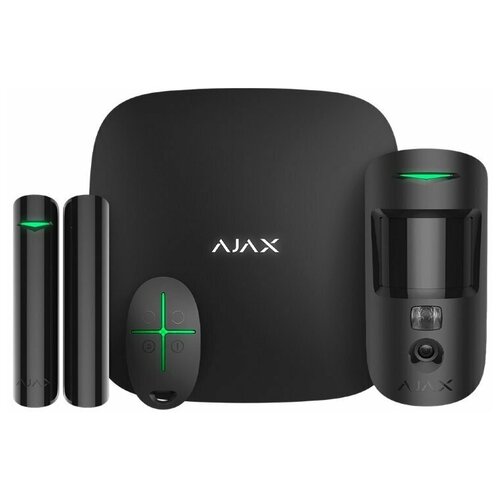 Комплект умного дома Ajax StarterKit Cam Plus black