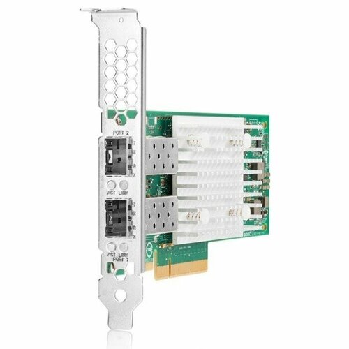 адаптер hpe 872235 b21 HPE Ethernet 10/25Gb 2-port SFP28 QL41401-A2G Adapter (867328-B21)