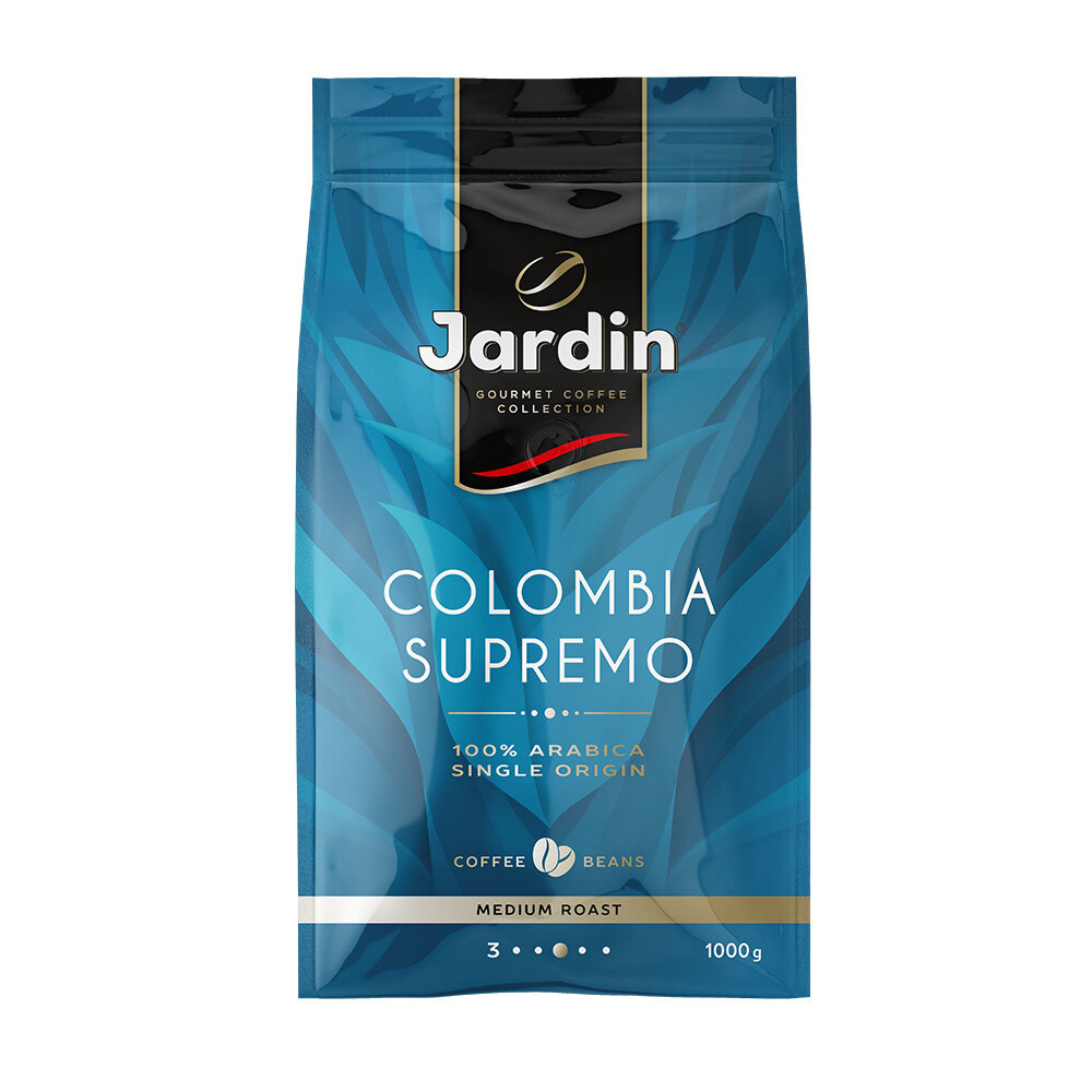 Кофе в зернах Jardin Colombia Supremo, 1 кг