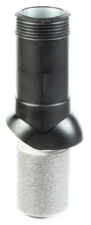 Комплект активной вентиляции: Турбодефлектор TD160 НСТ, вент. выход утепленный высотой Н-500, для металлочерепицы Monterrey, серый - фотография № 2