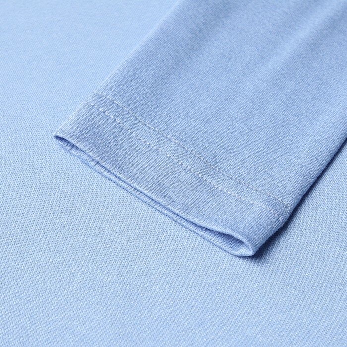 Комплект женский (лонгслив, брюки) MINAKU: Home collection цвет голубой, р-р 44 - фотография № 19