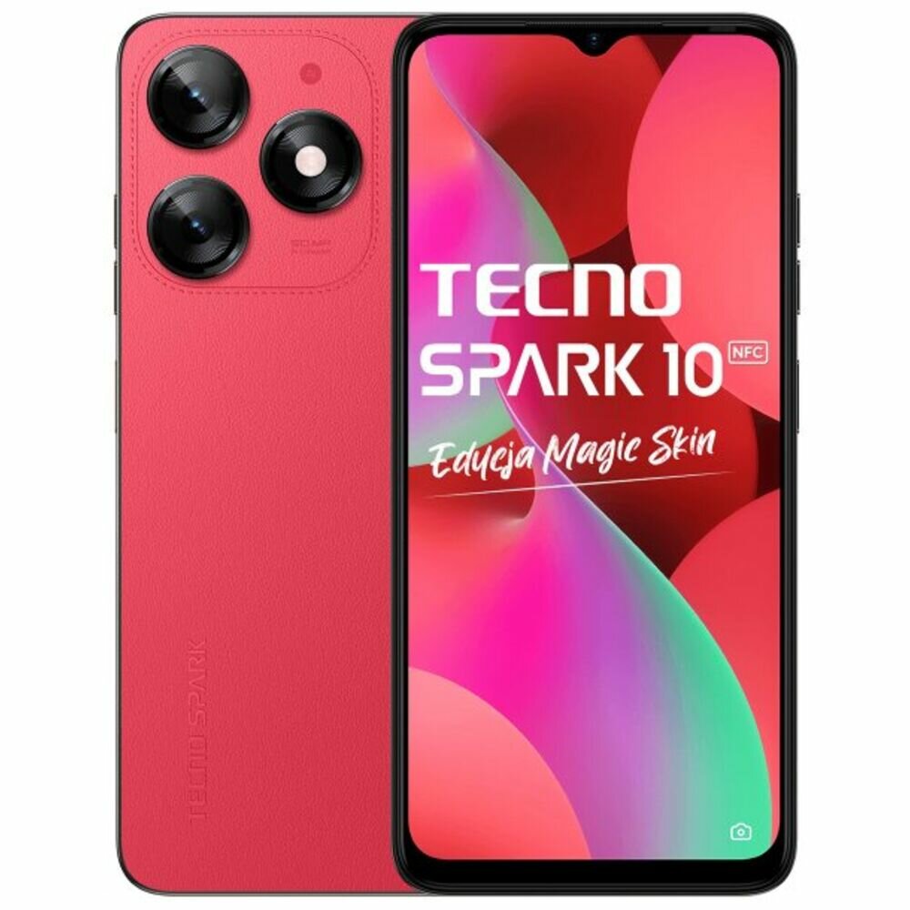 Смартфон TECNO Spark 10 8/128GB Красный