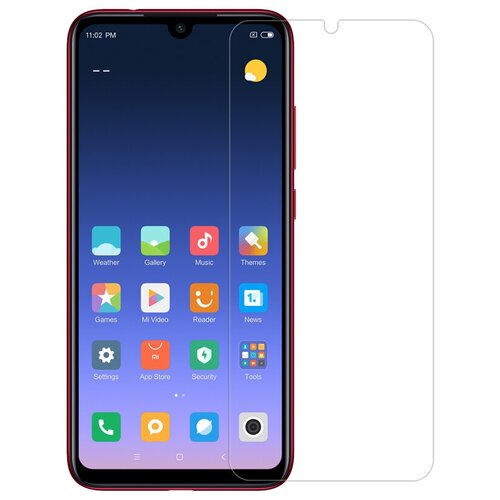 Защитное стекло на Xiaomi Redmi Note 7/Note 7Pro /Note 7S защитное противоударное стекло mypads на xiaomi redmi note 7 note 7 pro xiaomi redmi note 7s с олеофобным покрытием только на плоскую поверхн