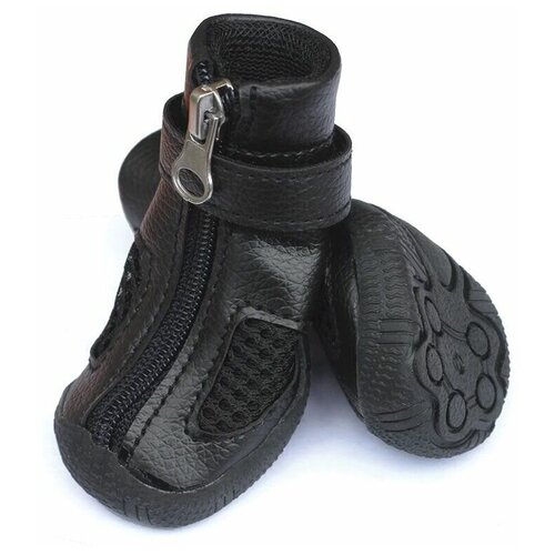 Ботинки для собак Triol (цвет: черный), размер 4 ботинки для собак triol 12241244 249 размер 4 4 унисекс