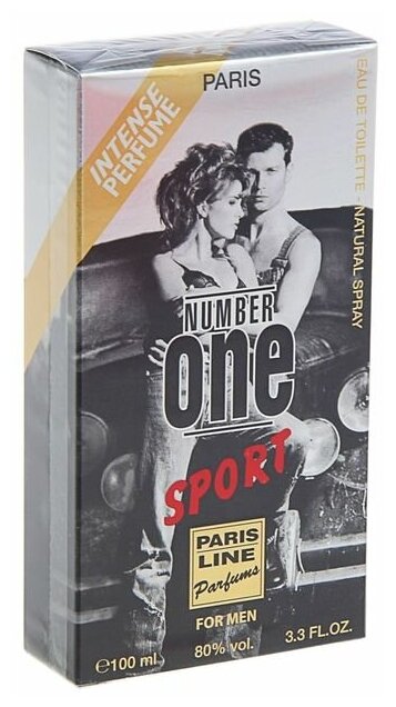 Туалетная вода мужская Number One Sport Intense Perfume, 100 мл