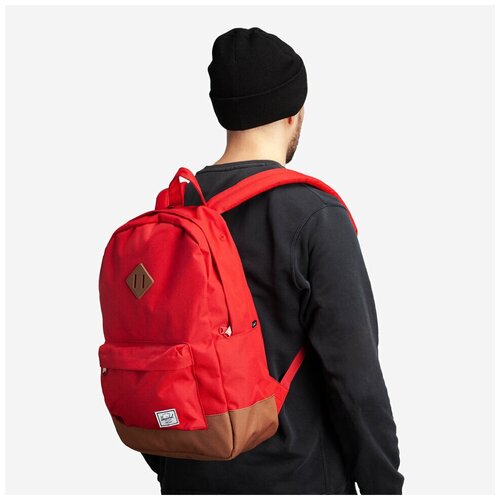 фото Рюкзак herschel heritage red/saddle brown 21.5l 2020