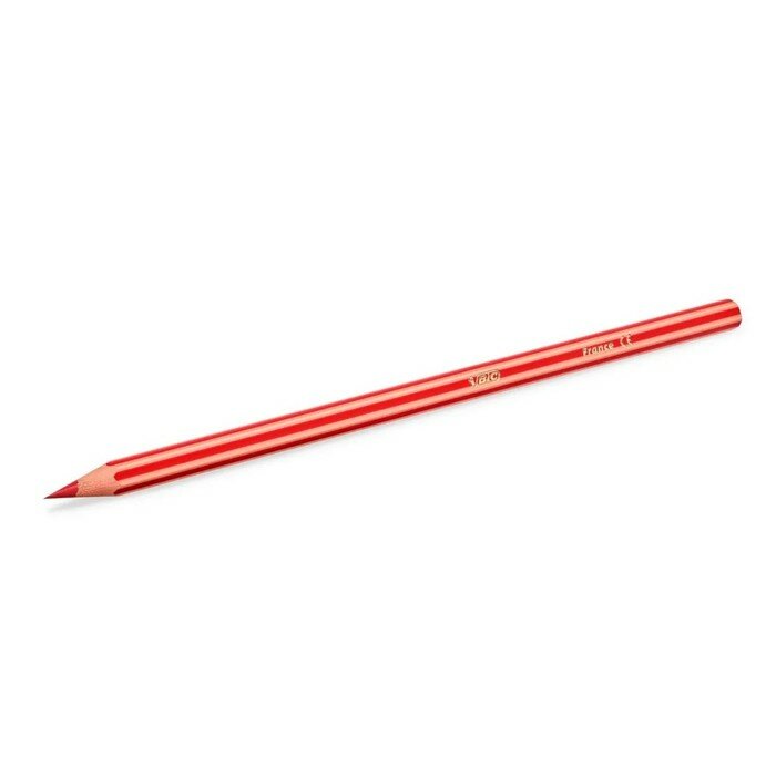 Карандаши цветные 12 цветов , BIC "Kids Evolution Stripes", пластиковые, детские