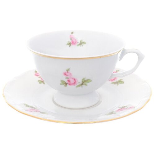 Набор чайных пар Мейсенский букет Repast классическая чашка 200 мл (6 пар)