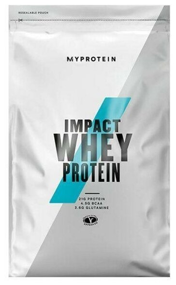 Сывороточный протеин Myprotein, Impact Whey Protein, 1000 г (Белый шоколад) Белок для похудения, набора мышечной массы для мужчин и женщин