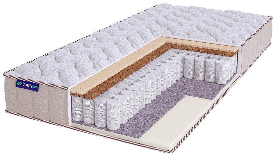 Матрас Beautyson Roll Spring Mix Soft S600 Lux 80х190