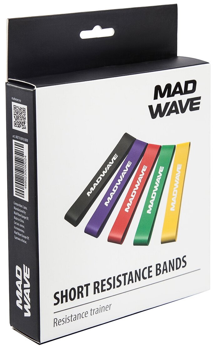 Эспандер Short Resistance Bands Mad Wave - фото №2