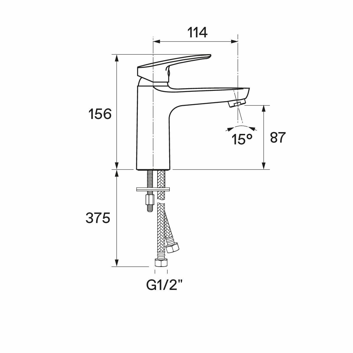 Смеситель для раковины Santek Марион WH5A02006C001 - фото №8