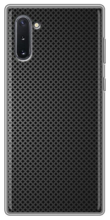 Дизайнерский силиконовый чехол для Самсунг Гэлакси Ноут 10 / Samsung Galaxy Note 10 Металл