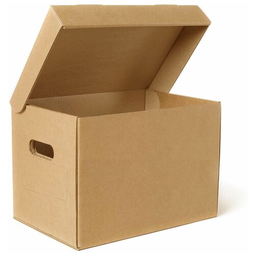 1 шт. Архивный короб А4 Decoromir 330х230х230 мм, Т-24 бурый