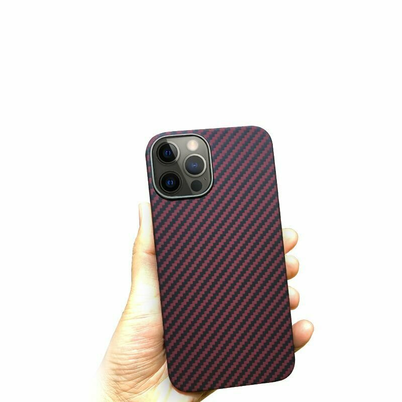 Чехол K-DOO Kevlar для смартфона Apple iPhone 12 / 12 Pro, красный