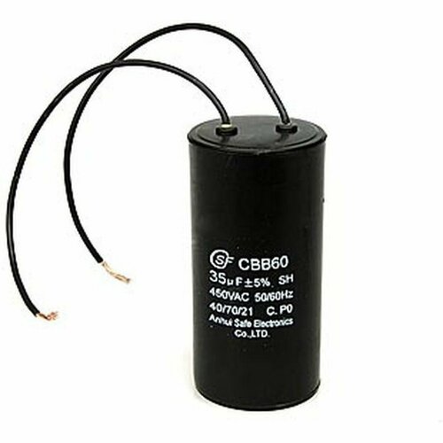 Конденсатор неполярный CBB-60 35 uf - 450v 502₽