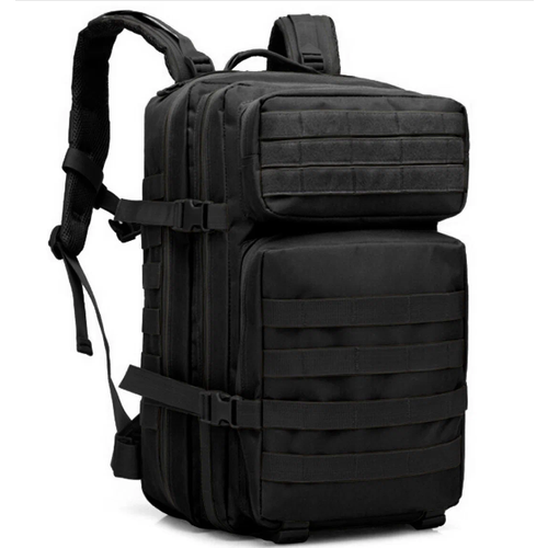 Рюкзак военный тактический 50л трёхдневный Черный рюкзак военный тактический 50л трёхдневный черный