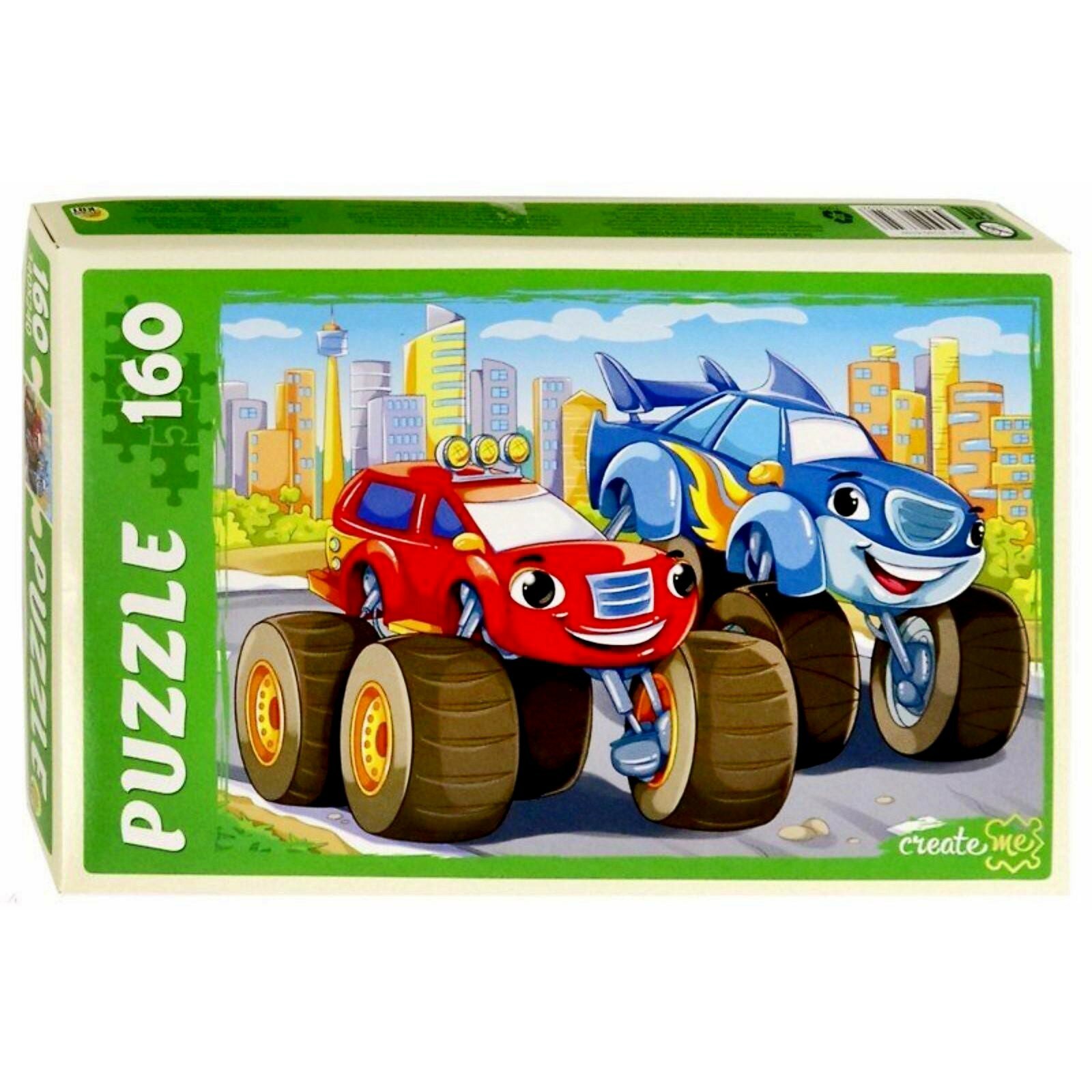 Puzzle-160 "Большие гонки в городе" (П160-6349) Рыжий кот - фото №3
