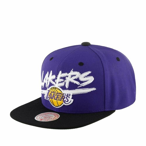 фото Бейсболка mitchell & ness, размер onesize, фиолетовый