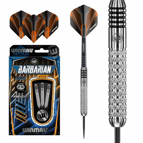 дротики winmau barbarian steeltip 24gr средний уровень Стальные дротики 20гр Winmau Barbarian steeltip для игры в Дартс