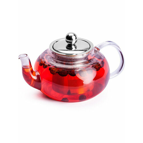 KIMBERLY Стеклянный чайник для заваривания с фильтром из нержавеющей стали, 700 мл.