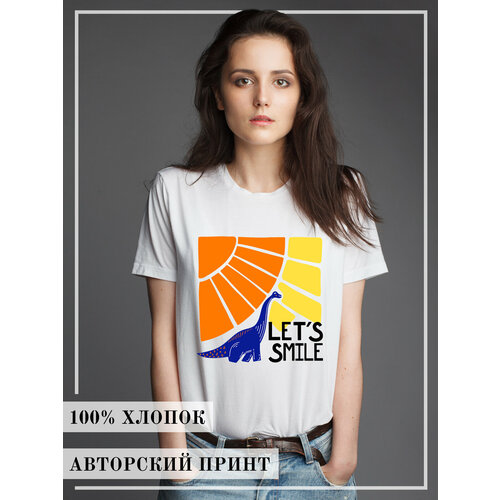 фото Футболка just4you, размер xl, белый