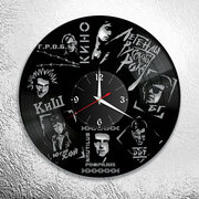 Часы из виниловой пластинки Легенды Русского Рока