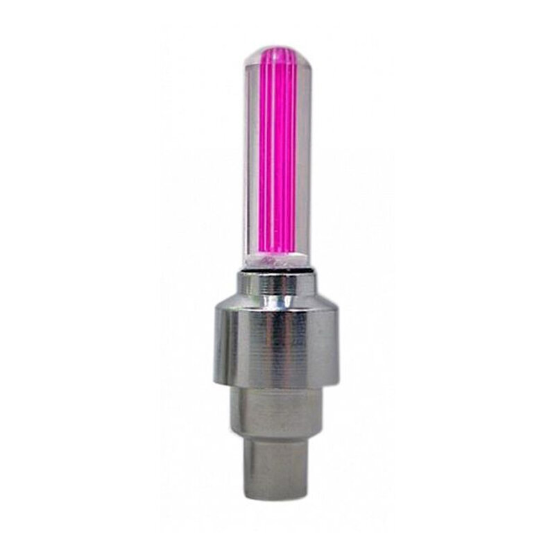 Набор 2шт - Светодиодная подсветка на ниппель для велосипеда Navigator FireFlys (Розовая)