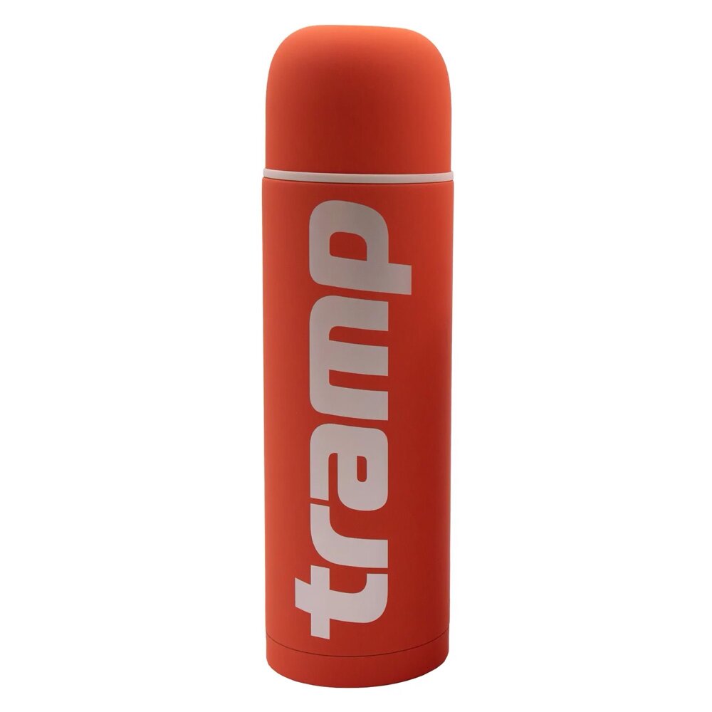 Термос Tramp " Soft Touch 1.2 л", TRC-110, нержавеющая сталь/пластик, оранжевый