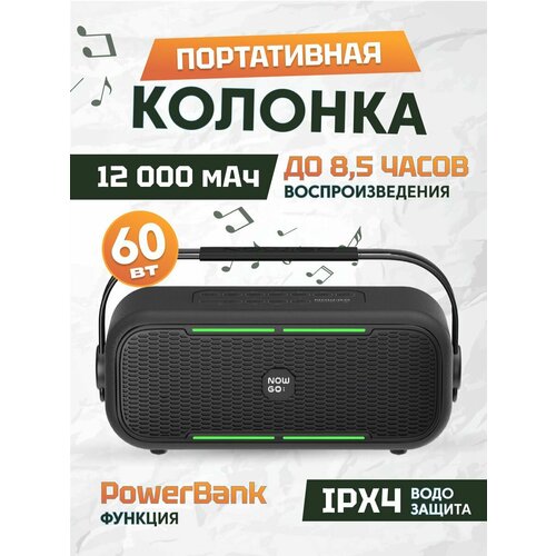 Портативная Bluetooth-колонка NowGo C2 C2 Global Black 1499900₽