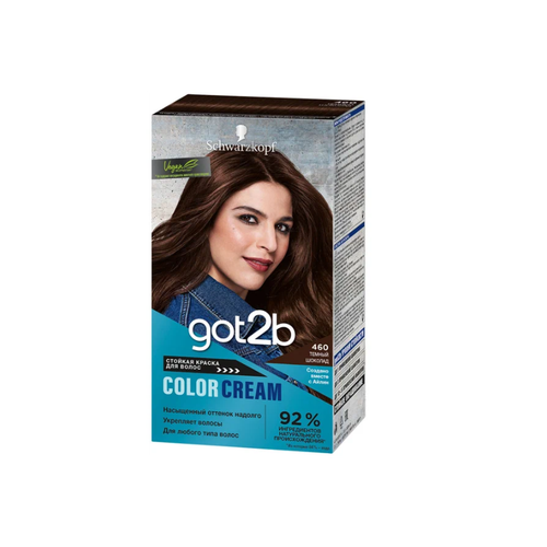 Краска для волос GOT2B Color Cream 460 Темный шоколад