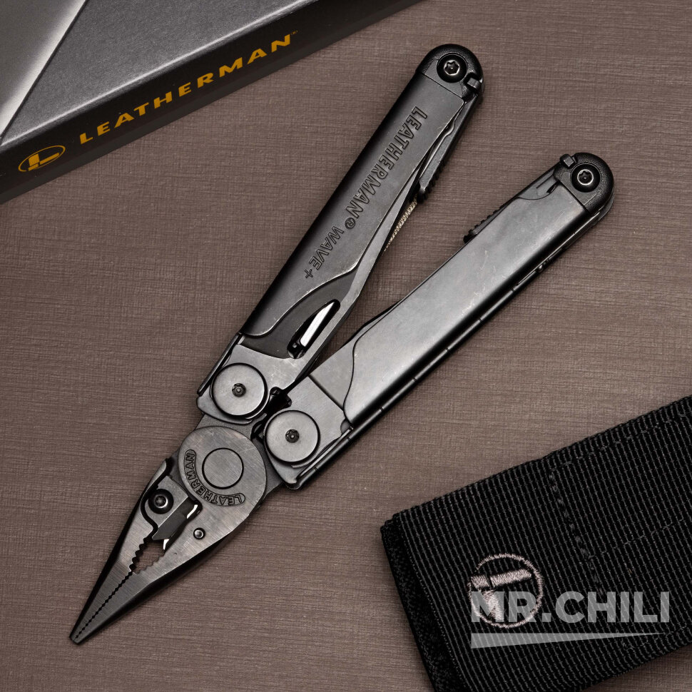 Мультитул LEATHERMAN Wave Plus, 17 функций, серебристый [832524] - фото №7