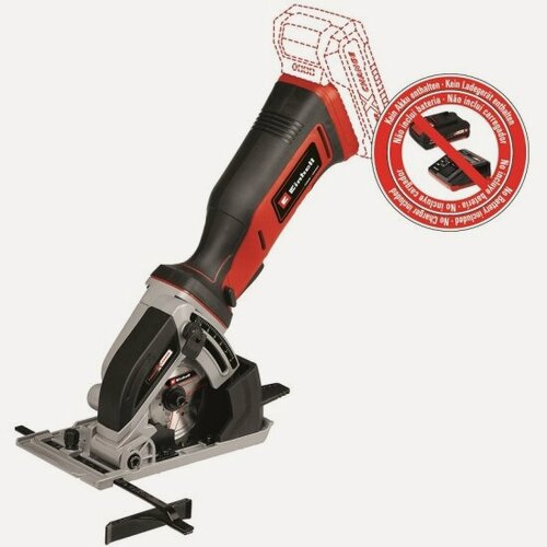 Изображение товара Мини-пила дисковая аккумуляторная Einhell PXC PXC TE-CS 18/89 Li - Solo (4331100)