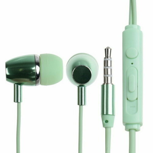 Наушники S872 проводные вакуумные 35 мм 12 м зелёные 35500₽