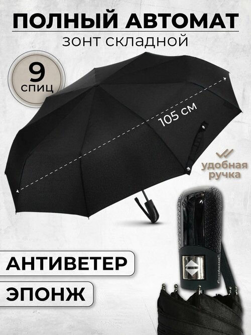 Мини-зонт Lantana Umbrella, черный